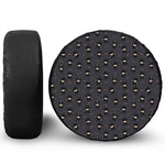 Little Ninja Pattern Print Tire Cover