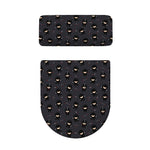 Little Ninja Pattern Print Toilet Lid And Tank Cover Set