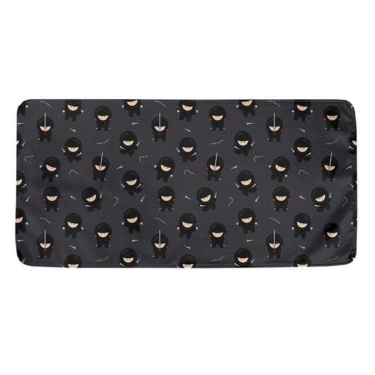 Little Ninja Pattern Print Towel