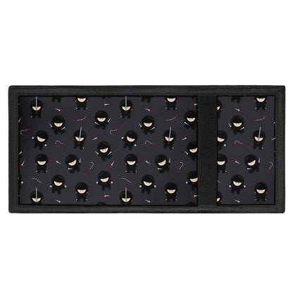 Little Ninja Pattern Print Trifold Wallet