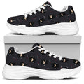 Little Ninja Pattern Print White Chunky Shoes
