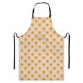 Little Pomeranian Pattern Print Bib Apron With Pocket