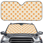 Little Pomeranian Pattern Print Car Windshield Sun Shade