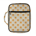 Little Pomeranian Pattern Print Front Pocket Bible Bag