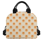 Little Pomeranian Pattern Print Insulated Lunch Bag