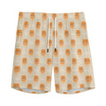 Little Pomeranian Pattern Print Men's Athletic Shorts