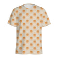 Little Pomeranian Pattern Print Men's Athletic T-Shirt