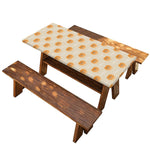 Little Pomeranian Pattern Print Picnic Table Cover