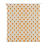 Little Pomeranian Pattern Print Polyester Shower Curtain