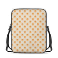 Little Pomeranian Pattern Print Rectangular Crossbody Bag