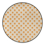 Little Pomeranian Pattern Print Round Floor Mat