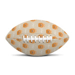Little Pomeranian Pattern Print Rugby Ball