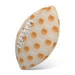 Little Pomeranian Pattern Print Rugby Ball