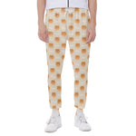 Little Pomeranian Pattern Print Scuba Joggers