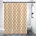 Little Pomeranian Pattern Print Shower Curtain