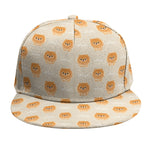 Little Pomeranian Pattern Print Snapback Cap