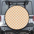 Little Pomeranian Pattern Print Tire Cover