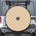 Little Pomeranian Pattern Print Tire Cover With Camera Hole