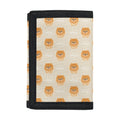 Little Pomeranian Pattern Print Trifold Wallet