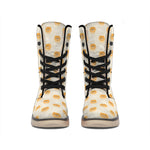 Little Pomeranian Pattern Print Winter Boots