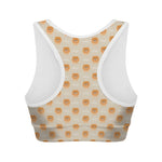 Little Pomeranian Pattern Print Women's Sports Bra