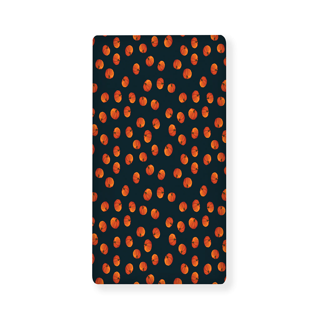 Little Pumpkin Pattern Print Baby Crib Sheet