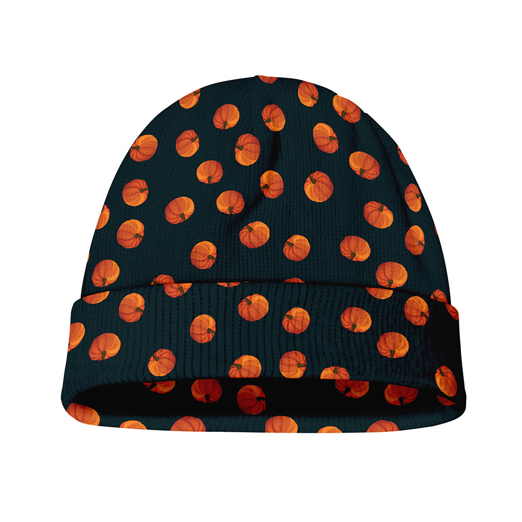 Little Pumpkin Pattern Print Beanie