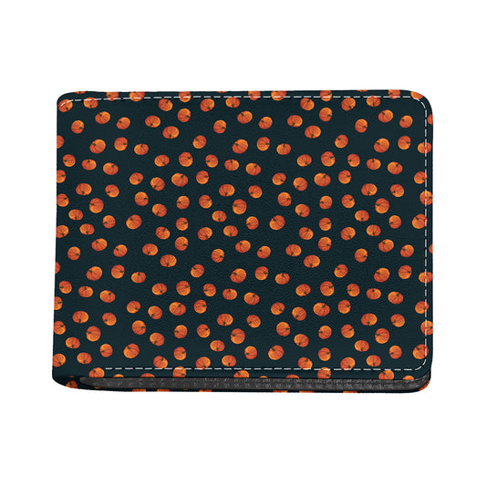 Little Pumpkin Pattern Print Bifold Wallet