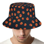 Little Pumpkin Pattern Print Bucket Hat