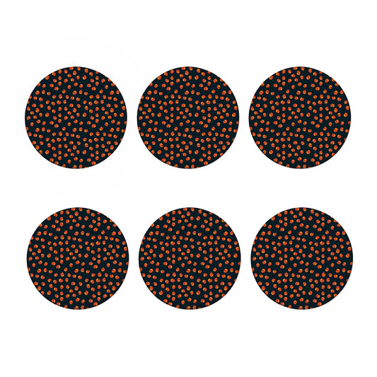 Little Pumpkin Pattern Print Coaster Set