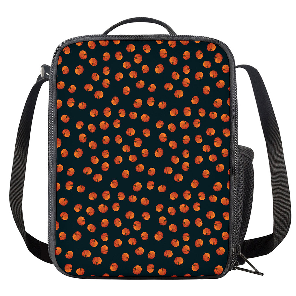 Little Pumpkin Pattern Print Crossbody Lunch Bag