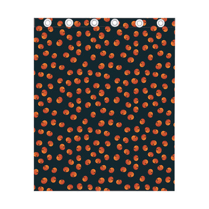 Little Pumpkin Pattern Print Curtain