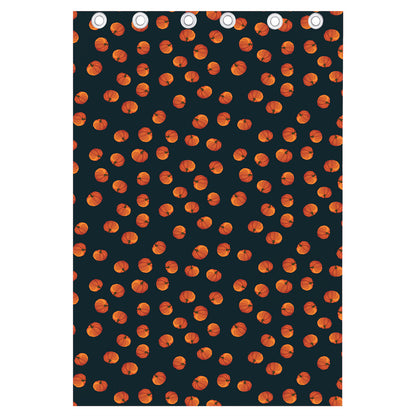 Little Pumpkin Pattern Print Curtain