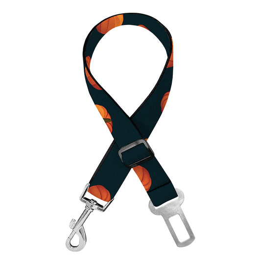 Little Pumpkin Pattern Print Dog Seat Belt