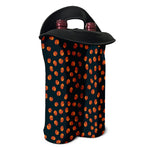 Little Pumpkin Pattern Print Double Neoprene Wine Tote