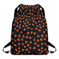 Little Pumpkin Pattern Print Drawstring Backpack
