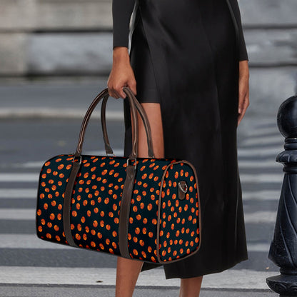 Little Pumpkin Pattern Print Duffle Bag