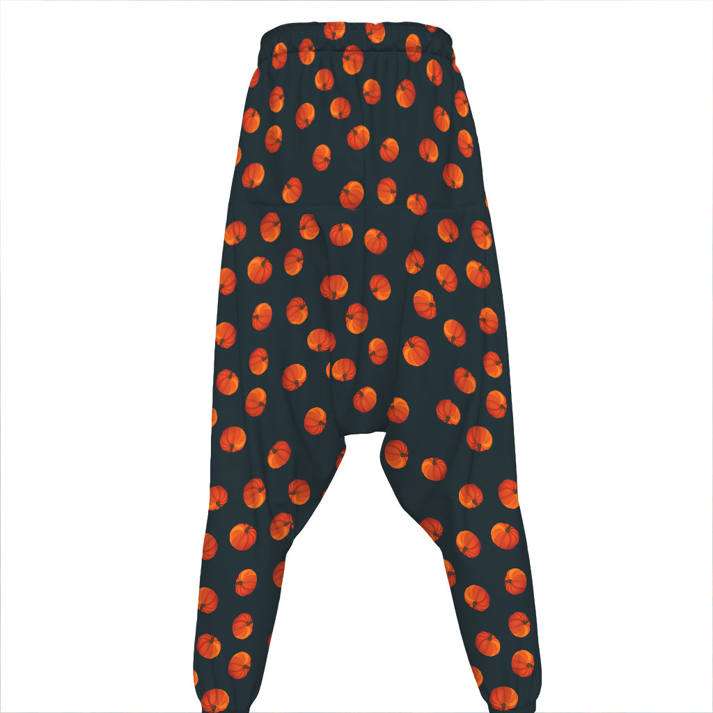 Little Pumpkin Pattern Print Hammer Pants