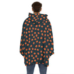 Little Pumpkin Pattern Print Hoodie Blanket
