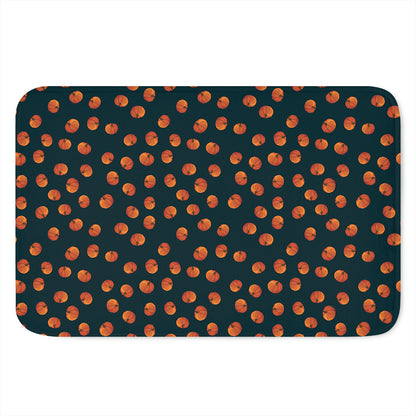 Little Pumpkin Pattern Print Indoor Door Mat