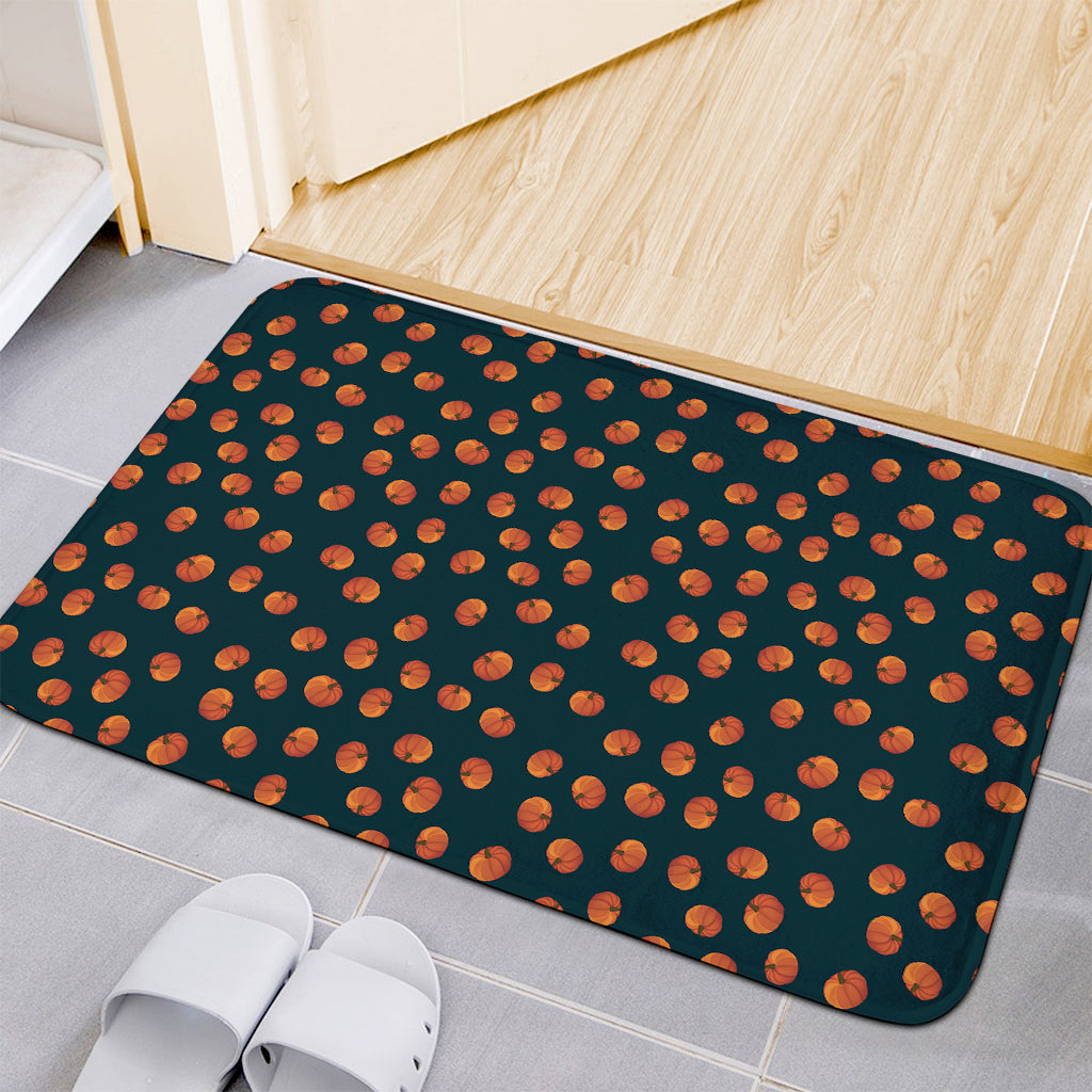 Little Pumpkin Pattern Print Indoor Door Mat