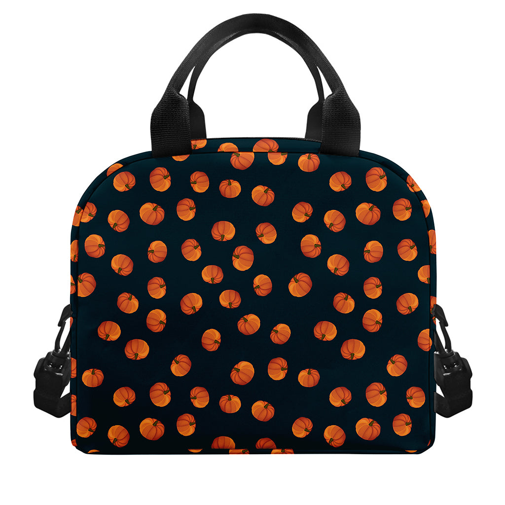 Little Pumpkin Pattern Print Insulated Lunch Bag
