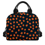 Little Pumpkin Pattern Print Insulated Lunch Bag