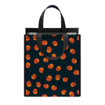 Little Pumpkin Pattern Print Insulated Lunch Tote