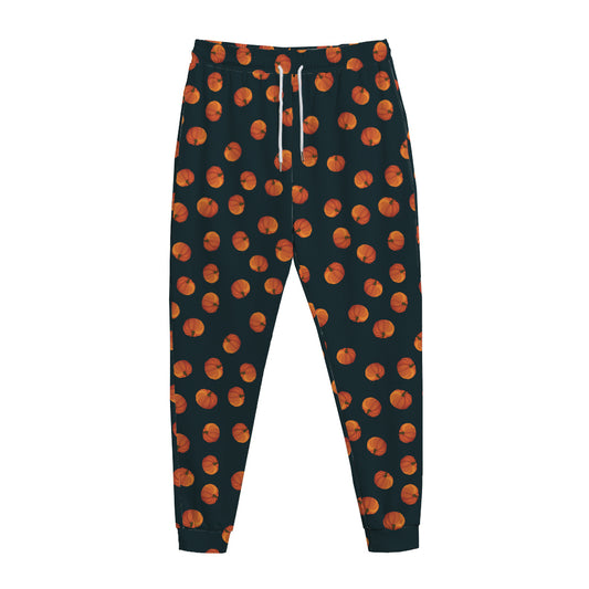 Little Pumpkin Pattern Print Jogger Pants
