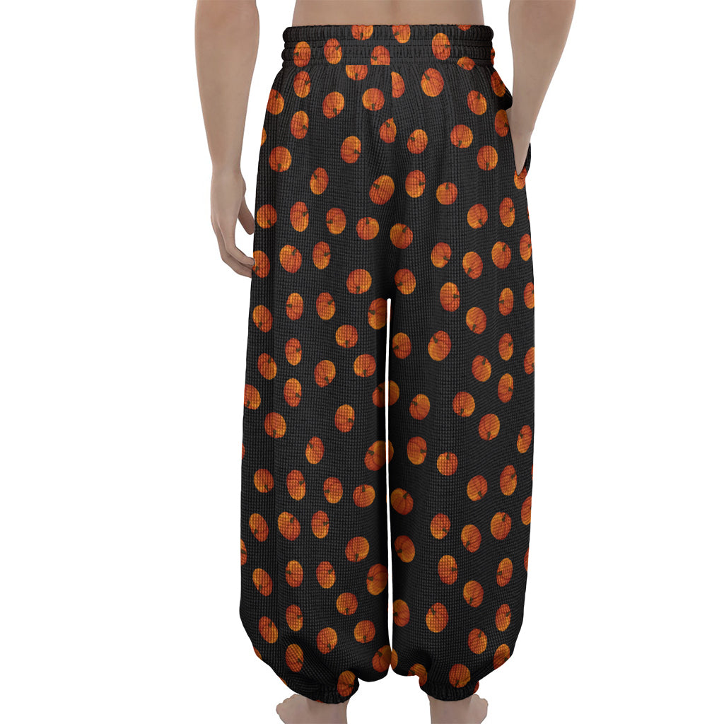 Little Pumpkin Pattern Print Lantern Pants