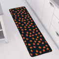 Little Pumpkin Pattern Print Long Kitchen Mat