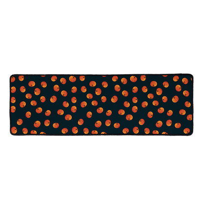 Little Pumpkin Pattern Print Long Kitchen Mat