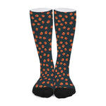 Little Pumpkin Pattern Print Long Socks