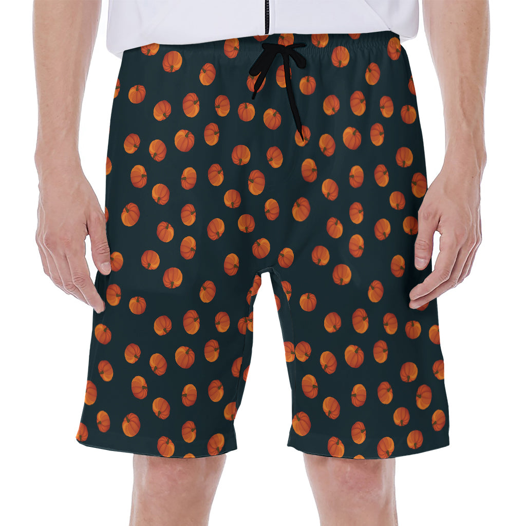 Little Pumpkin Pattern Print Men's Beach Shorts